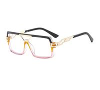 TRRDB Occhiali da sole a doppio raggio da uomo e donna alla moda occhiali da sole a gamba cava occhiali da sole, C10, 144*147*42mm