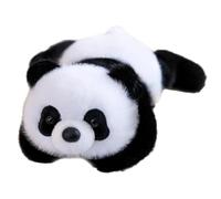 Trrymbbe Animale di Peluche Panda, Peluche Panda ponderato Quanto Un Palmo con Perline ponderate, Simpatico Mini Cuscino per abbracciare la Mano e Comodo Pouf