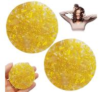Trrymbbe Picciciere 2 PCS da 3, 35 Pollici per la Raccolta della Pelle Rotonda Giocattoli per Il calo di Stress da calcolo Silicone di Grado Alimentare per Adulti, Bambini, Giallo