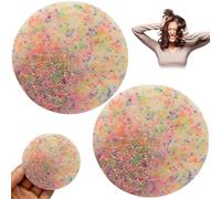 Trrymbbe Picciciere 2 PCS da 3, 35 Pollici per la Raccolta della Pelle Tonda Giocattoli per Il calo di calcolo del Piatto Alimentare Silicone Fidget per Adulti, Bambini, Stile 1picky