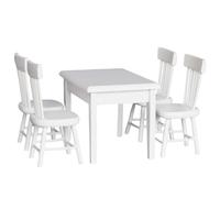 Trrymbbe Tavolo da Bambola e Set di Set di di di Bambole 1:12 mobili in Scala in Scala Fai-da-Te Miniature per la tavola di densità realistica per Cucina, Accessori per Sala da Pranzo