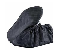 TRRYUIP Copri Scarpe Per Pioggia 2 paia di copriscarpe antiscivolo, resistenti all'usura, impermeabili, riutilizzabili, traspiranti, pieghevoli, protezioni for stivali da pioggia for la casa(Black)