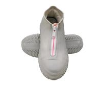 TRRYUIP Copri Scarpe Per Pioggia 2 Pairs Waterproof Silicone Shoe Covers Reusable Foldable Not-Slip Rain Galoshes With Zipper(Color: 13,S)