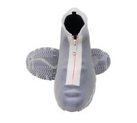TRRYUIP Copri Scarpe Per Pioggia 2 Pairs Waterproof Silicone Shoe Covers Reusable Foldable Not-Slip Rain Galoshes With Zipper(Color: 5,M)
