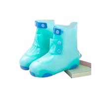 TRRYUIP Copri Scarpe Per Pioggia Waterproof Covers Silicone Overshoes Boots Protectors Portable Snow Rubber Protects Foot Rain For Boy Girl(Green,XL)
