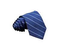 TRRYUIP Cravatta Uomo Cravatta classica for uomo Business tinta unita a righe a quadri a pois 7 cm Jacquard Abito da sposa indossare tutti i giorni Accessori regalo(Dark brown)