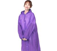 TRRYUIP Kway 10 Pezzi Poncho Impermeabile Ispessito Donna Antipioggia Viaggio Leggero Portatile Riutilizzabile Biker(Purple)