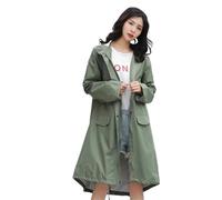 TRRYUIP Kway Impermeabile Lungo da Donna e Uomo, Traspirante, Portatile, Idrorepellente, Poncho Antipioggia(Clear)