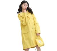 TRRYUIP Kway Impermeabile Lungo da Donna e Uomo, Traspirante, Portatile, Idrorepellente, Poncho Antipioggia(Red)