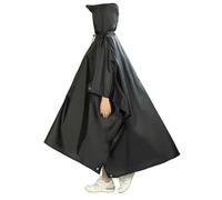 TRRYUIP Kway Impermeabile Portatile Multifunzionale 3 in 1, Impermeabile da Campeggio, Poncho, Tenda Sole, Robusto, for attività all'aperto, Attrezzatura Antipioggia(Black)