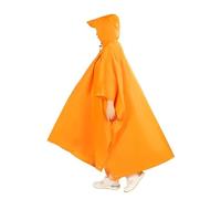 TRRYUIP Kway Impermeabile Portatile Multifunzionale 3 in 1, Impermeabile da Campeggio, Poncho, Tenda Sole, Robusto, for attività all'aperto, Attrezzatura Antipioggia(Orange Color)
