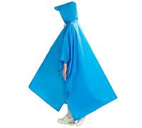 TRRYUIP Kway Impermeabile Portatile Multifunzionale 3 in 1, Impermeabile da Campeggio, Poncho, Tenda Sole, Robusto, for attività all'aperto, Attrezzatura Antipioggia(Sky Blue)