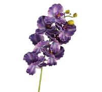 TRRYUIP Orchidea Finta Realistica Farfalla Orchidea Fiore artificiale Real Touch Fatto a mano Finto Phalaenopsis Simulazione di lusso realistica Grande falena(Purple)