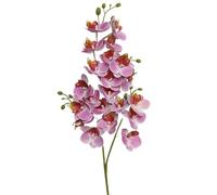 TRRYUIP Orchidea Finta Realistica Un'orchidea farfalla in lattice fiorisce 21 teste come una mini phalaenopsis artificiale(Pink)