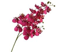 TRRYUIP Orchidea Finta Realistica Un'orchidea farfalla in lattice fiorisce 21 teste come una mini phalaenopsis artificiale(Light purple)