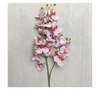 TRRYUIP Orchidea Finta Realistica Un'orchidea farfalla in lattice fiorisce 21 teste come una mini phalaenopsis artificiale(Pale pink 3)