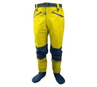TRRYUIP Waders Pesca Pantaloni da trampoliere alti a vita alta traspiranti a 4 strati, trampolieri impermeabili durevoli for gli uomini, pesca a mosca all'aperto(Yellow,3XL)