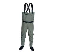 TRRYUIP Waders Pesca Pesca a mosca Bambini e adulti Trampolieri Piede in neoprene for uomo Caccia alla zattera Ad asciugatura rapida Impermeabile traspirante(P1 2XL)