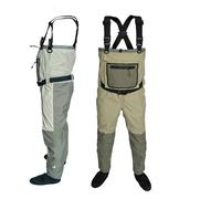TRRYUIP Waders Pesca Trampolieri impermeabili e traspiranti Pesca a mosca al piede in neoprene for uomini Caccia alla zattera Asciugatura rapida(M)