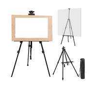 TRS® CAVALLETTO TREPPIEDE QUADRO TELA DISEGNO PITTORE PITTURA DIPINGERE CASA MOSTRA TABLEAU MATRIMONIO STATIVO HOBBY TEMPO LIBERO CON SACCA PER TRASPORTO MANUALE FAI DA TE