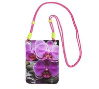 TRSGKSQP Piccole borse a tracolla per le donne borsa del telefono cellulare mini portafoglio del telefono cellulare viola orchidea borsa del telefono cellulare, Fucsia, Taglia unica