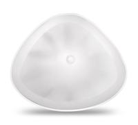 Trssorm Protesi per mastectomia mammaria Forme del seno in silicone Forma triangolare trasparente per pazienti con cancro al seno Solo un pezzo, Pelle, Taglia unica