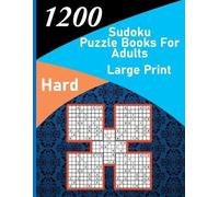 Trsut Alfonso-Ma 1200 sudoku puzzle book for adults large print har (Tascabile)