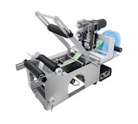 TRTDYFKH Etichettatrice autoadesiva da tavolo di piccole dimensioni con funzione di codifica, etichettatrice for bottiglie rotonde, codifica in grado di codificare durante l'etichettatura