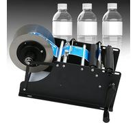 TRTDYFKH Etichettatrice manuale, etichettatrice for bottiglie rotonde con applicatore di etichette da 30 volte al minuto, etichettatrice for lattine, plastica