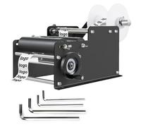 TRTDYFKH Etichettatrice manuale for bottiglie di plastica PET rotonda standard, macchina for imballaggio, for prodotti alimentari(Black)