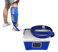 TRTDYFKH Macchina for crioterapia, Grande Serbatoio d'Acqua da 8 Litri, Terapia del Freddo Continua for 12 Ore, impostazione del Timer da 20/40/60 Minuti(Calf)