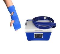TRTDYFKH Macchina for Terapia del Freddo ghiacciato, Grande Serbatoio d'Acqua da 8 Litri, Terapia del Freddo Continua for 12 Ore, impostazione del Timer da 20/40/60 Minuti(Wrist)