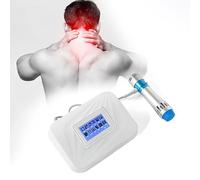 TRTDYFKH Macchina Portatile for Terapia ad Onde d'urto, con 10 sonde, 12 modalità di Massaggio, energia Regolabile da 5 a 250 MJ e frequenza da 1 a 16 Hz, Non invasiva