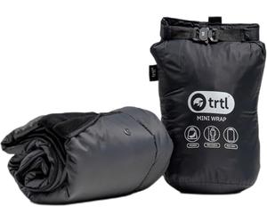 trtl Mini Wrap - Small Blanket for Traveling - with Water Resistant Coating and Quilted Insulation - Compact, Packable Travel Blanket