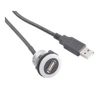 TRU COMPONENTS 1229321 Presa USB Presa, Spina USB-05-BK Presa USB tipo A, illum