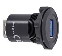 TRU COMPONENTS 1243949 USB-08-BK Presa USB Presa Contenuto: 1 pz.