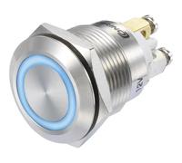 TRU COMPONENTS 1273005 GQ19F-10E/B/12V/S Interuttore a pressione 48 V/DC 3 A 1