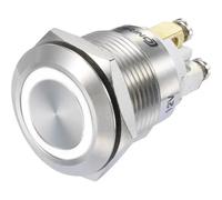 TRU COMPONENTS 1273006 GQ19F-10E/W/12V/S Interuttore a pressione 48 V/DC 3 A 1