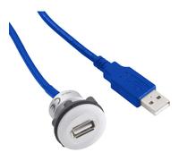 TRU COMPONENTS 1313909 USB-12 Presa da pannello USB 3.0 Presa Contenuto: 1 pz.