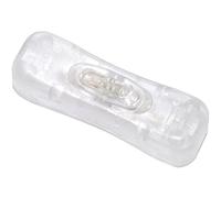 TRU Components 1371837 - Interruttore a corda, trasparente, 1 spento/1 2 A, 1 pezzo