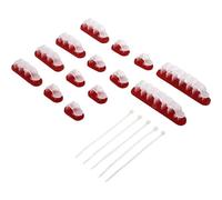 TRU COMPONENTS 1386629-1 WCM-SET-TT Supporto per cavi autoadesivo Trasparente