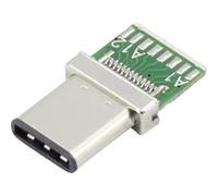TRU COMPONENTS 1395591 Connettore per microUSB 3.1 tipo C w/PCB, dritto 93013c1
