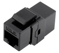 TRU COMPONENTS 1425900 93013c1176 Connettore doppio RJ45 Adattatore dritto Ner