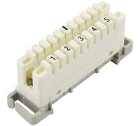TRU COMPONENTS 1425905 Modulo di collegamento LSA Plus 2, 5 fili doppi 93014c10