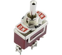 TRU COMPONENTS 1426629 Interruttore a levetta 250 V/AC, 15 A, 2 on/off/on XT-23