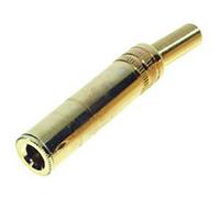 TRU COMPONENTS 1559777 Jack 6.35 mm Giunto dritto Numero Poli (num): 3 Stereo