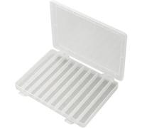 TRU COMPONENTS PP10-01 1566791 - Scatola di assortimento (L x P x A), 252 x 175 x 20 mm, 10 supporti fissi, trasparente (diffuso),