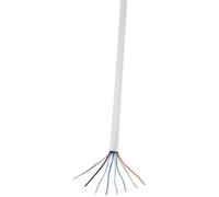 TRU COMPONENTS 1567146 Cavo di rete CAT 5e U/UTP 4 x 2 x 0.14 mm² Bianco 100 m