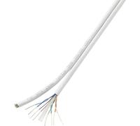 TRU COMPONENTS 1567359 Cavo di rete CAT 6 U/UTP 8 x 2 x 0.196 mm² Bianco 100 m