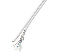 TRU COMPONENTS 1567361 Duplex-Cavo di rete CAT 6 SF/UTP 8 x 2 x 0.196 mm² Bianc